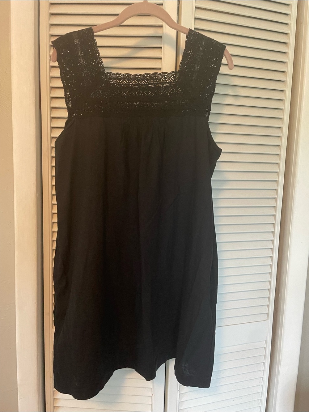 Black Gap Lace Sleeveless Dress
